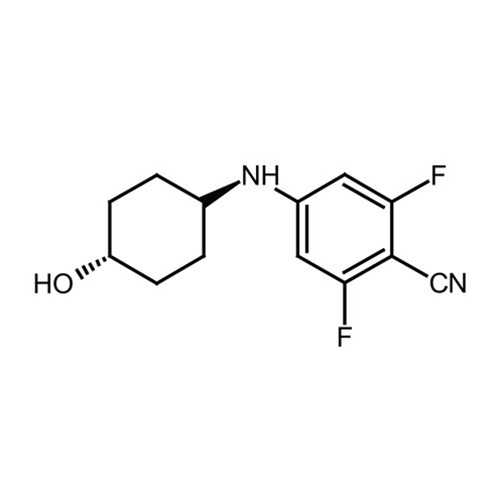 2,6-difluoro-4-[(trans-4-hydroxycyclohexyl)amino]benzonitrile