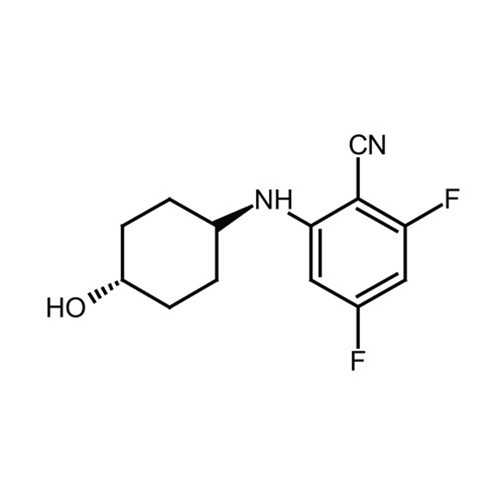 2,4-difluoro-6-[(trans-4-hydroxycyclohexyl)amino]benzonitrile